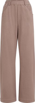 Brunello Cucinelli Smooth French terry trousers in Brown at Nordstrom, Size Xx-Small Eu