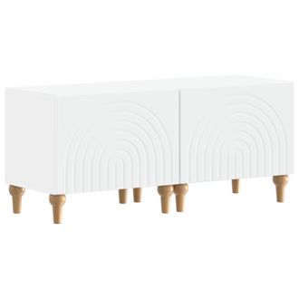 vidaXL Mueble De Tv Blanco Madera De Ingenier&iacute;a Vidaxl