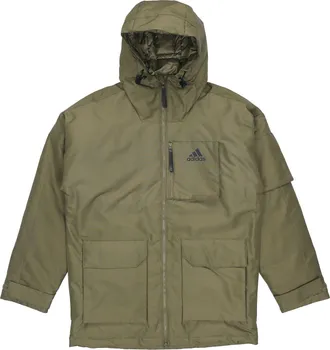 adidas Outdoor Sports hooded down Jacket Olive Green H61734