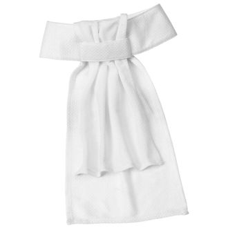 Ovation Drilex Dressage Stock Tie - Size:Large Color:White