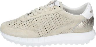 Stokton Sneaker Camoscio - Dames - Sneakers - Beige - 37 EU - Leer - Schoenen