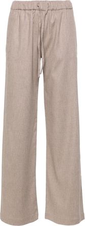 Fay straight-leg trousers - women - Elastane/Viscose/Polyester/Virgin Wool - 29 - Brown