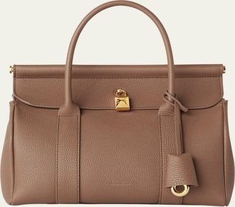 Loro Piana Loom L25 Fine Grained Leather Tote Bag