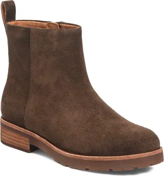 Kork-ease Betheny Bootie in Dark Brown Suede at Nordstrom, Size 7.5