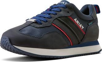 Ariat Womens Ranch Runner Waterproof Trainer Shoes in Team Navy, B Medium Width, Size 5.5, by Ariat