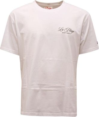 MC2 Saint Barth T-Shirt Portland La Plage - - Tops - Uomo - Bianco - L