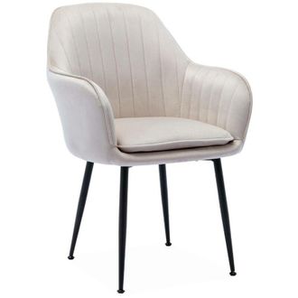 Alice's Garden Accent chair with metal legs, Shella velvet, 57x59x84.5 cm