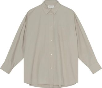 Skall Studio Edgar Shirt - Dames - Overhemden - Grijs - L - Katoen - Overhemden