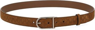 Gucci Brown Logo Buckle Belt