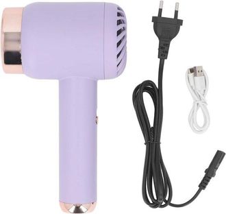 No Brand Secador De Pelo Inal&aacute;mbrico, Peque&ntilde;o, Con Tecnolog&iacute;a I&oacute;nica, Port&aacute;til, Recargable Por Usb, 15.000 Mah, Ideal Para Viajes Y Residencias Estudiantiles (