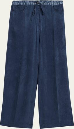 Kobi Halperin Mason Wide-Leg Drawstring Pants