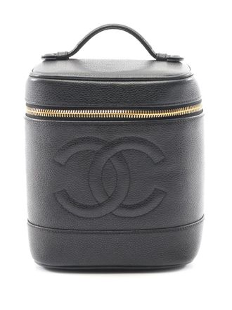 Chanel 1996-1997 CC Caviar Case vanity bag - Black