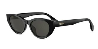 Fendi FE40209I 01A Womens Sunglasses Black Size 51