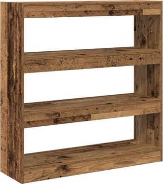 vidaXL Estantería para libros Madera vieja 100 x 30 x 103 cm Vidaxl