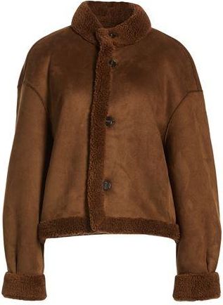 Marella COATS & JACKETS - Shearling & Teddy on YOOX.COM