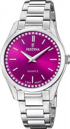 Festina Womens F20583-2 Ladies Mademoiselle Watch - Silver - One Size