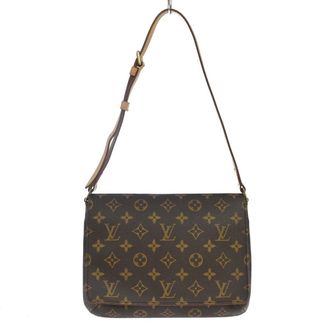 Louis Vuitton Musette Tango Monogram Canvas Brown Canvas Handbag (Pre-Owned)