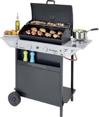 Campingaz Barbecue gas 2 bruc. + fornello cm.54,5x34,5 xpert 200 ls rocky - bracere cm. 54,5x34,5