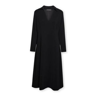 Elena Miro Kleedjes, Dames, Zwart, 2Xl, Polyester, Cady Jurk