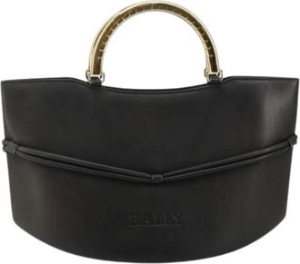 Bally Pre-owned Handbags, female, Black, Size: ONE SIZE Pre-owned Leather Handbag