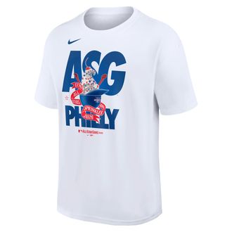 Nike 2026 All-Star Game Ice Cream Helmet Nike Mens MLB T-Shirt in White | 06I110AASG-DTD