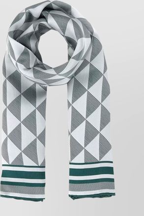 Prada embroidered silk scarf