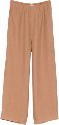 BASERANGE Stoa Pants - Dames - Wijde Broeken - Bruin - XS - Broeken