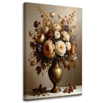 Feeby Impresi&oacute;n De Imagen, Ramo De Flores De Estilo Retro, 80x120
