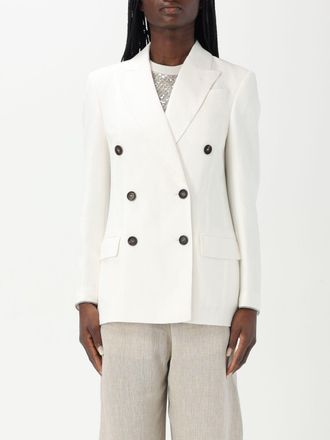 Brunello Cucinelli Blazer doppiopetto Brunello Cucinelli in viscosa e lino