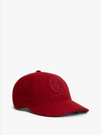 Tommy Hilfiger TH Crest Pure Wool Baseball Cap