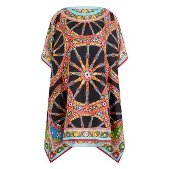 Dolce & Gabbana Dames, Blouses & Shirts, Veelkleurig, Maat: M Zijde