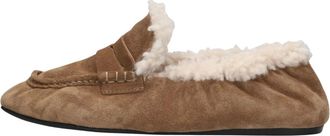 Toral Shoes Paige Snow Shearling Loafer - Dames - Schoenen - Bruin - Maat: 37 EU Leer