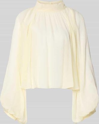 Max & Co. Loose Fit Langarmbluse aus reiner Viskose Modell AFFETTO in Hellgelb, Gr&ouml;&szlig;e 34