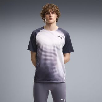 Puma T-shirt da running con grafica Lightspeed da uomo, Abbigliamento, Grigio, XXL