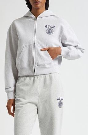 Sporty & Rich Logo Hoodie in Heather Gray at Nordstrom Rack, Size X-Small