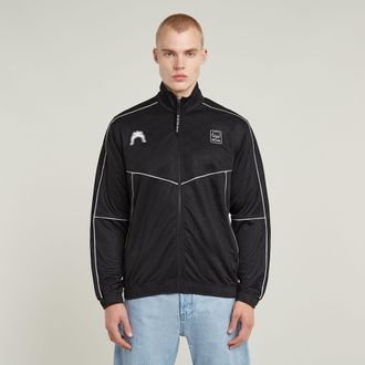 G-Star Football Track Top Zip Thru - Zwart - Heren