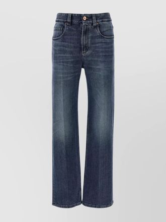 Brunello Cucinelli denim contemporary loose straight-leg jeans