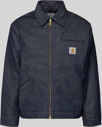 Carhartt Work in Progress Jeansjacke mit Brusttasche und Label-Detail in Jeansblau, Größe XL