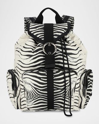 LeSportsac x Roberto Cavalli Napoli Zebra-Print Backpack