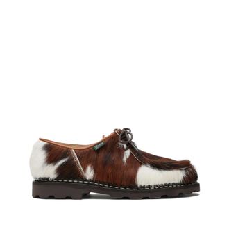 Paraboot Laced Shoes, male, Multicolor, Size: 10 1/2 US Brown Leather Brogues Boots