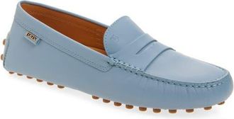 Tod's Gommino Driving Shoe in Carta Zucc Chiaro at Nordstrom, Size 6.5Us