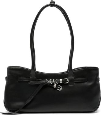 Marge Sherwood M26431Sb 10Plbk Schoudertas - Dames - Schoudertassen - Zwart - ONE Size - Leer - Tassen