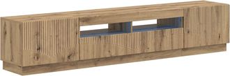 vidaXL Cabinet De Tv Led De 5 Piezas Roble Artisan Vidaxl