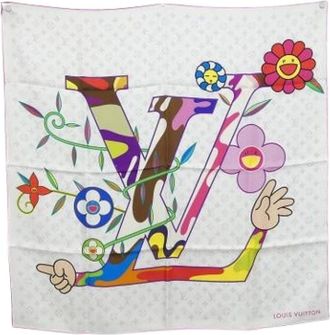 Louis Vuitton Pre-owned Scarves, female, Multicolor, Size: ONE SIZE Pre-owned Vintage Scarf