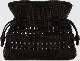 Loewe Clutch Flamenco Loewe in pelle intrecciata