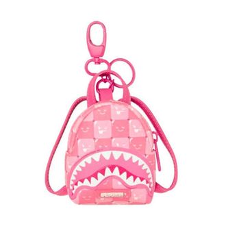 Sprayground Portachiavi a forma di zainetto Pink New Check Faces 3 - - Accessories - unisex - Rosa - ONE SIZE