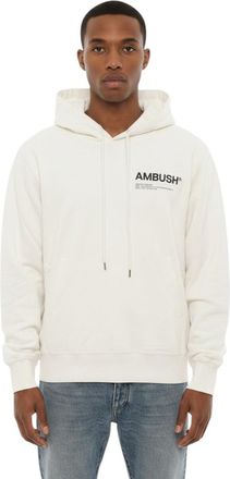 AMBUSH White Regular Logo Hoodie
