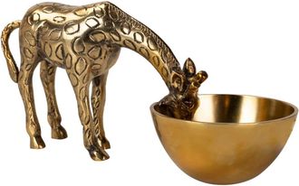 Adda Home Bol dorado de aluminio 29x12x15cm