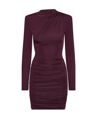 Rotate Winetasting Drapey Viscose Mini Dress