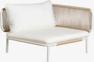 Sklum M&oacute;dulo Esquinero Para Sof&aacute; Modular De Jard&iacute;n En Acero Roubly Sklum